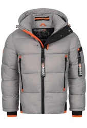 Geographical Norway Steppjacke Herren Winter Jacke Parka Outdoor Hellgrau/Grau/Beige/Dunkelgrau/Orange