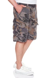 Jet Lag Cargoshorts Take off 3 mit Gürtel Dunkelgrün/Grau/Dunkelblau/Khaki