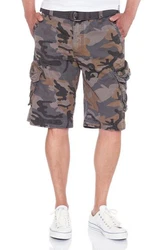 Jet Lag Cargoshorts Take off 3 mit Gürtel Dunkelgrün/Grau/Dunkelblau/Khaki