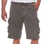 Jet Lag Cargoshorts Take off 3 mit Gürtel Khaki/Dunkelgrün
