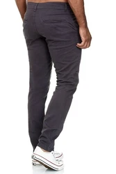 Tazzio Chino Herren Slim Fit Chinohose Designer Hose Stoffhose Herrenhose Stretch Neu (19530) Dunkelgrau/Khaki/Grau/Hellgrau