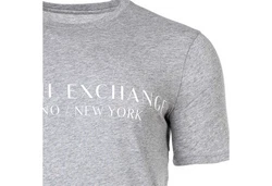 ARMANI EXCHANGE T-Shirt '8NZT72' graumeliert/weiß (8NZT72)