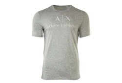 ARMANI EXCHANGE T-Shirt '8NZTCJ' hellgrau/weiß