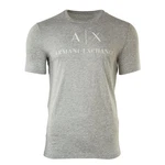 ARMANI EXCHANGE T-Shirt '8NZTCJ' hellgrau/weiß