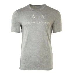 ARMANI EXCHANGE T-Shirt '8NZTCJ' hellgrau/weiß
