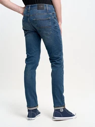 BIG STAR Skinny-fit Jeans NADER niedrige Leibhöhe Blau/Hellblau