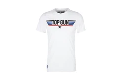 s.Oliver T-Shirt mit Top Gun Print Maverick Slim Fit kurzarm Weiß/Dunkelblau/Blau/Creme