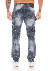 Cipo & Baxx Slim-fit-Jeans Herren Cargo Jeans Hose Batik