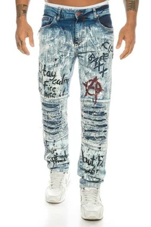 Cipo & Baxx Slim-fit-Jeans Herren Jeans Hose