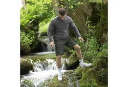 Höhenhorn Skyja Herren Fleece Pullover Dunkelgrau/Grau/Dunkelgrün/Hellgrau