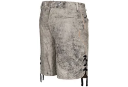 PAULGOS Trachtenhose Herren Lederhose Kurz mit Trägern (HK6) HK6