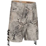 PAULGOS Trachtenhose Herren Lederhose Kurz mit Trägern (HK6) HK6