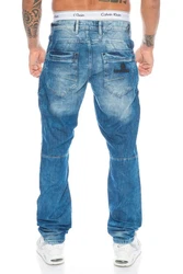 Cipo & Baxx Regular-fit Jeans Blau/Hellblau