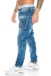 Cipo & Baxx Regular-fit Jeans Blau/Hellblau