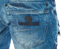 Cipo & Baxx Regular-fit Jeans Blau/Hellblau