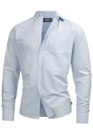 Indicode Langarmhemd Kepner Hellblau/Blau/Grau Indicode Langarmhemd Kepner Hellblau/Blau/Grau