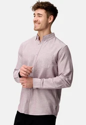 Indicode Langarmhemd Kepner Lila/Rosa