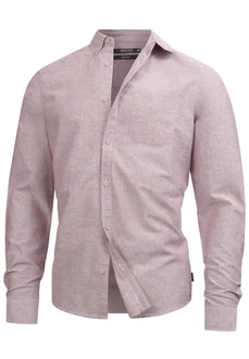 Indicode Langarmhemd Kepner Lila/Rosa