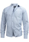 Indicode Langarmhemd Kepner Blau/Grau/Hellblau Indicode Langarmhemd Kepner Blau/Grau/Hellblau