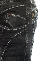 Cipo & Baxx Regular-fit Jeans Herren Jeans Hose Dunkelblau/Dunkelgrau/Grau/Blau/Orange