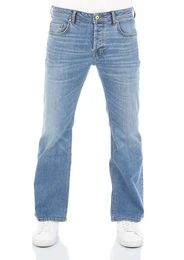 Bootcut-Jeans Herren Jeanshose Timor Boot Cut Denim Hose mit Stretch