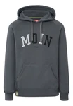 Derbe Kapuzensweatshirt Moin BC Herren Hoodie Grau/Dunkelgrau/Dunkelblau
