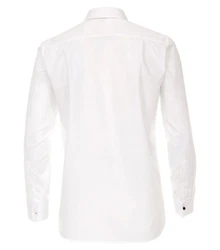 CASAMODA Langarmhemd Businesshemd Creme/Weiß