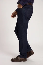 JP1880 Cargohose Jeans 5-Pocket Regular Fit Dunkelblau/Blau