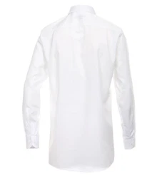 CASAMODA Businesshemd Herren Hemd extra langer Arm Langarm Hemd uni regular fit weiß (41)