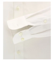 CASAMODA Businesshemd Herren Hemd extra langer Arm Langarm Hemd uni regular fit creme (HL23)