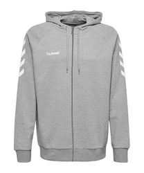 hummel Sweatjacke Cotton Kapuzenjacke (F8571) grau (F8571)