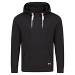 riverso Herren Kapuzenpullover RIVLuca Hoodie Sweatshirt Pullover Kapuze Kängurutaschen Regular Fit Schwarz/Dunkelgrau