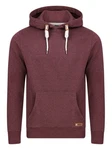 riverso Herren Kapuzenpullover RIVLuca Hoodie Sweatshirt Pullover Kapuze Kängurutaschen Regular Fit Dunkelrot/Bordeaux/Rot
