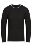 CARISMA Strickpullover CRFLORO Schwarz/Dunkelgrau