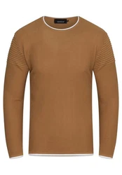 CARISMA Strickpullover CRFLORO Braun/Khaki/Beige