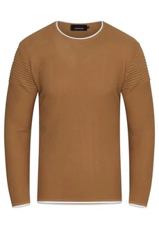 CARISMA Strickpullover CRFLORO Braun/Khaki/Beige