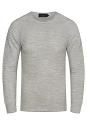 CARISMA Strickpullover CRHAMAR Grau/Hellgrau/Silber
