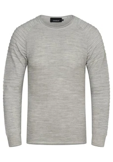 CARISMA Strickpullover CRHAMAR Grau/Hellgrau/Silber