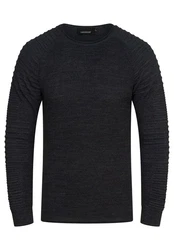 CARISMA Strickpullover CRHAMAR Dunkelgrau/Schwarz/Dunkelblau/Grau
