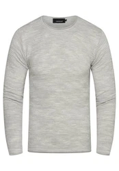 CARISMA Strickpullover CRHORTEN Grau/Hellgrau/Silber/Khaki