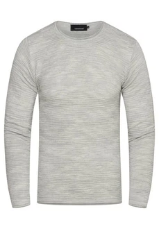 CARISMA Strickpullover CRHORTEN Grau/Hellgrau/Silber/Khaki