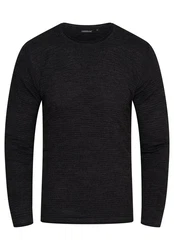 CARISMA Strickpullover CRHORTEN Schwarz/Dunkelgrau