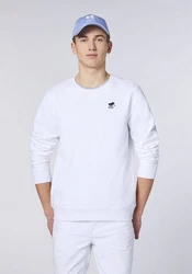 Polo Sylt Sweatshirt Logo Weiß/Lila/Grau