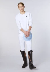 Polo Sylt Sweatshirt Logo Weiß/Lila/Grau