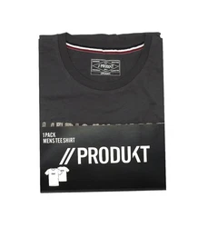 PRODUKT T-Shirt Herren Basic Rundhals Dunkelgrün/Rot/Braun/Dunkelgrau/Grün/Grau