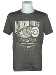 PRODUKT T-Shirt Herren Basic Rundhals Dunkelgrün/Rot/Braun/Dunkelgrau/Grün/Grau