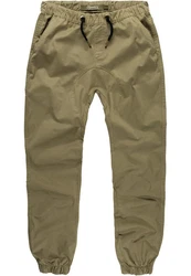REPUBLIX Chinohose RICK Herren Basic Jogger Hose Dunkelgrün/Khaki