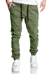 REPUBLIX Chinohose RICK Herren Basic Jogger Hose Dunkelgrün/Khaki