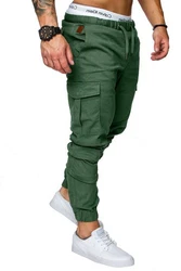 REPUBLIX Herren Basic Kapuzenpullover Sweatjacke Pullover Hoodie Sweatshirt (R-0049) Khaki/Dunkelgrün