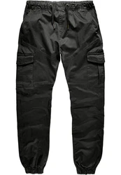 REPUBLIX Cargohose JIM Herren Jogger Chino Hose Jeans Schwarz
